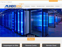 Tablet Screenshot of mundolink.com.br
